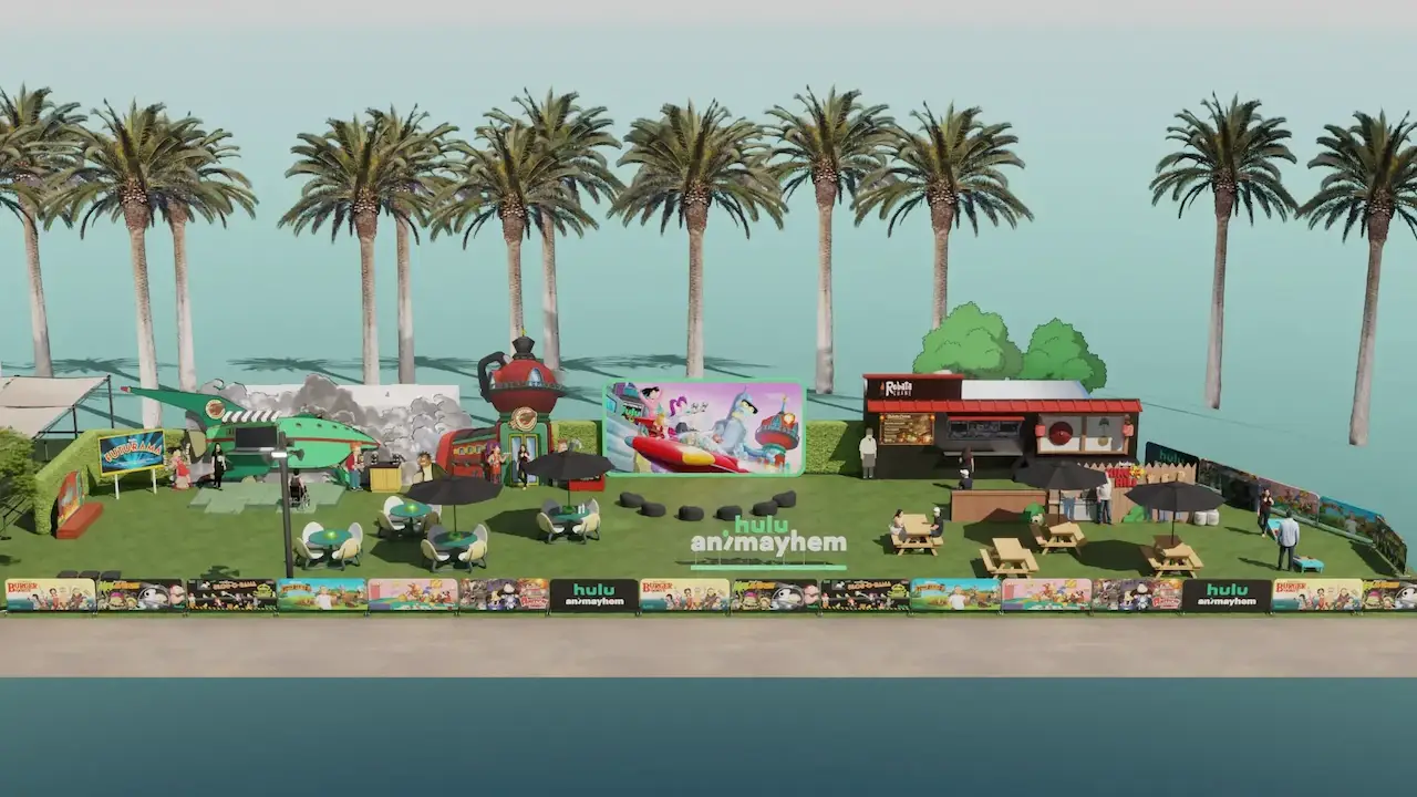 Visual of Disney Entertainment Television's Hulu Animayhem Comic Con 2026